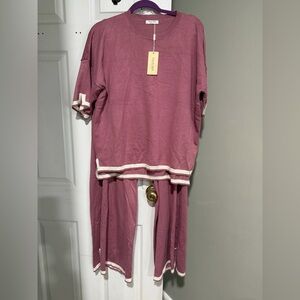 Women's Pink Loungewear Set